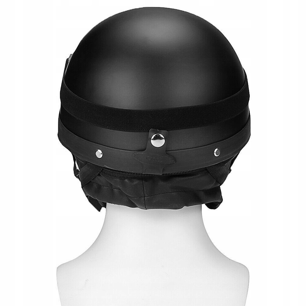 KASK MOTOCYKLOWY DOROSŁYCH PÓŁOTWARTY KASK MOTOCYKLOWY Z GOGLAMI OCHRONNYMI Cechy dodatkowe osłona podbródka