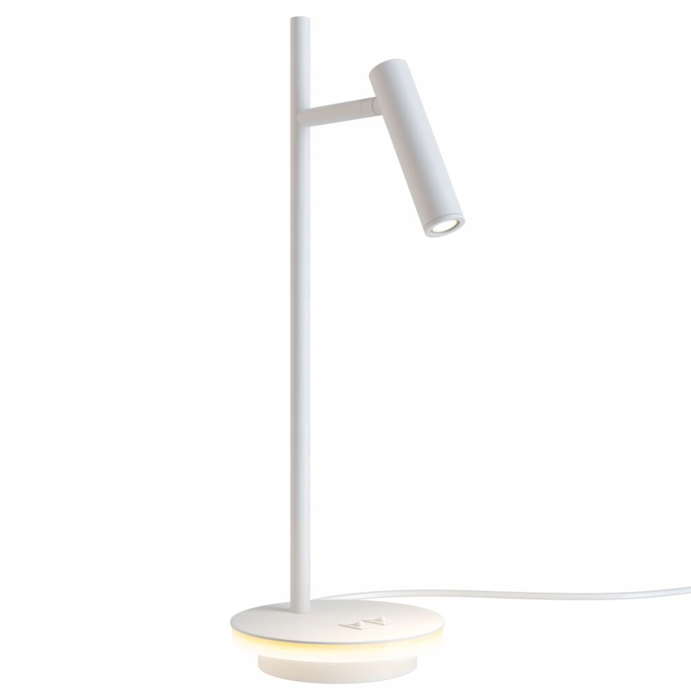 Moderná stolová lampa biela 45 cm Led 3000K do spálne Maytoni