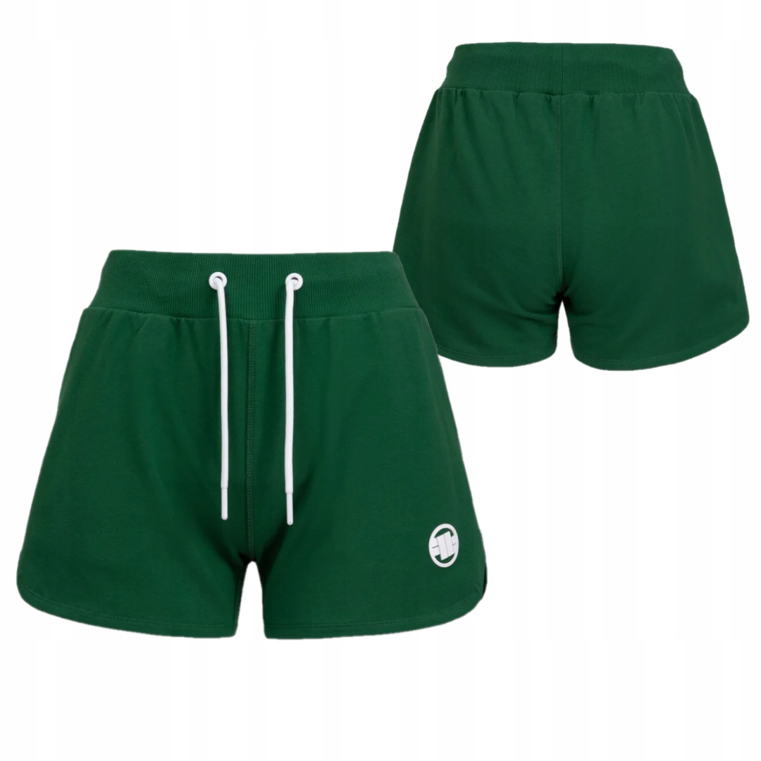 Pitbull West Coast Dámské Teplákové Kraťasy French Terry Florida Zelené XL