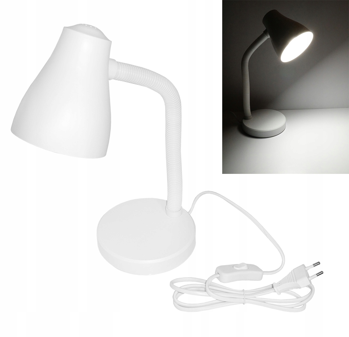 

Lampka Biurkowa Lampa Na Biurko Stołowa Nocna E27
