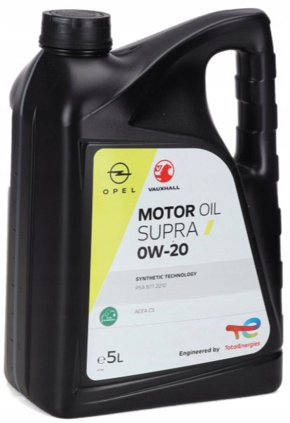 Olej Gm Opel Motor Oil 0W20 Supra Acea C5 Psa B71 5L