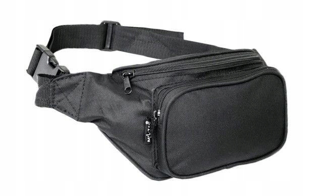 

Nerka Saszetka Biodrowa Fanny Pack Torba Czarna