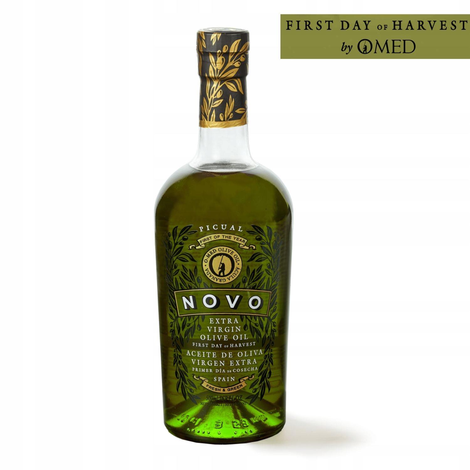 Oliwa z Pierwszego Dnia Zbiorów 2025 Novo Picual (bez kartonika) 500 ml