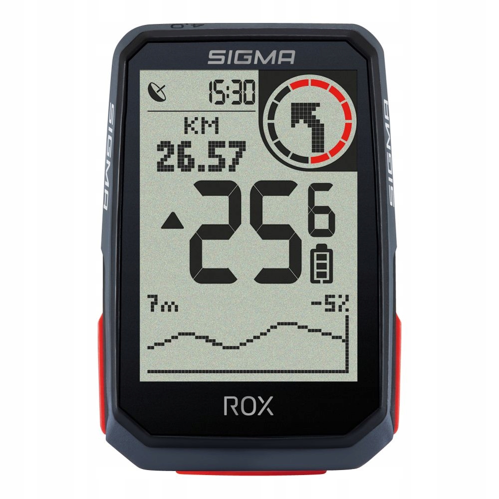 Licznik rowerowy Sigma Rox 4.0 Black Hr Set Gps