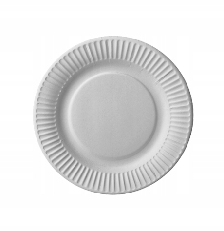 

Talerzyki papierowe Białe jednorazowe 18cm 100szt