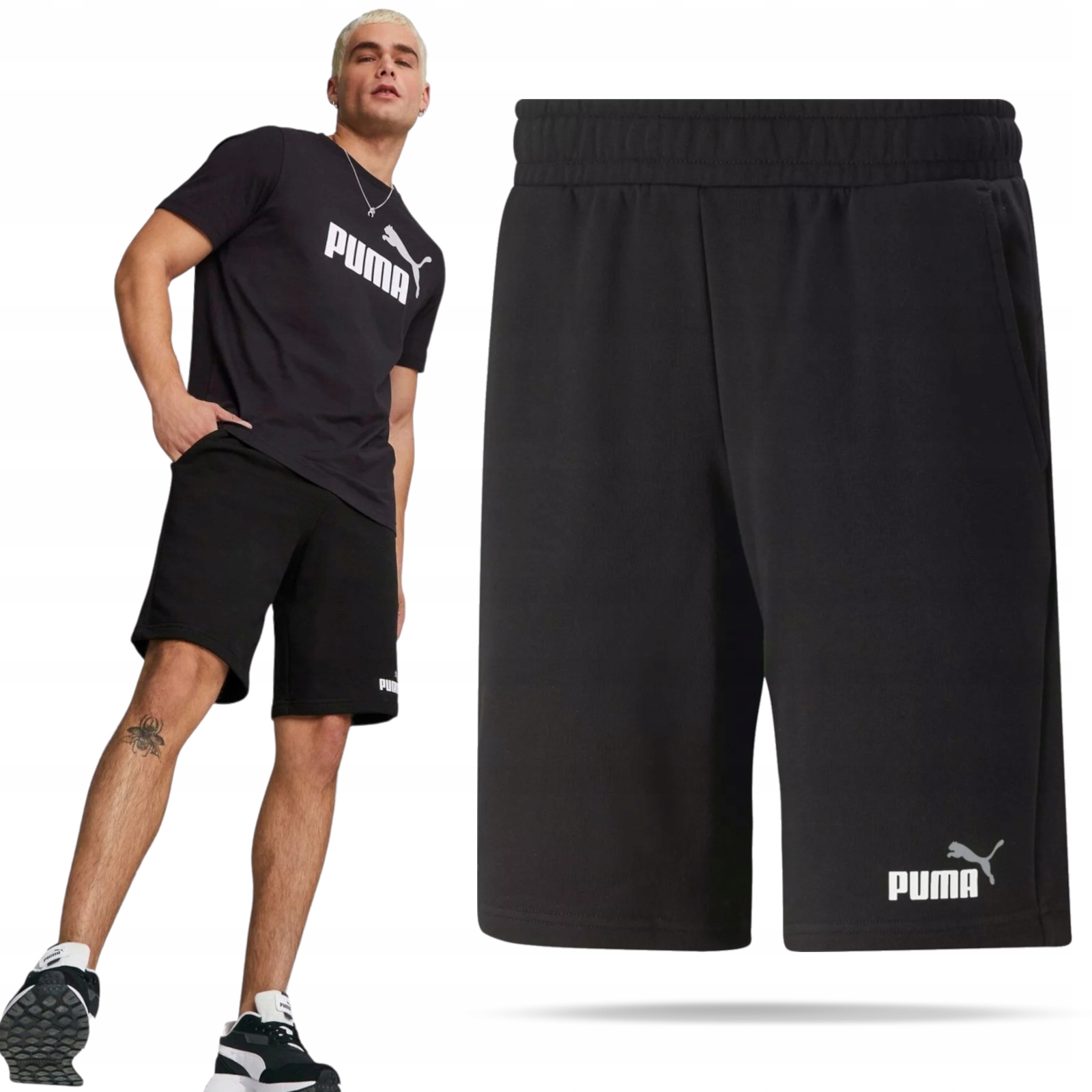 

Krótkie Spodenki Męskie Puma Sportowe Bawełniane L