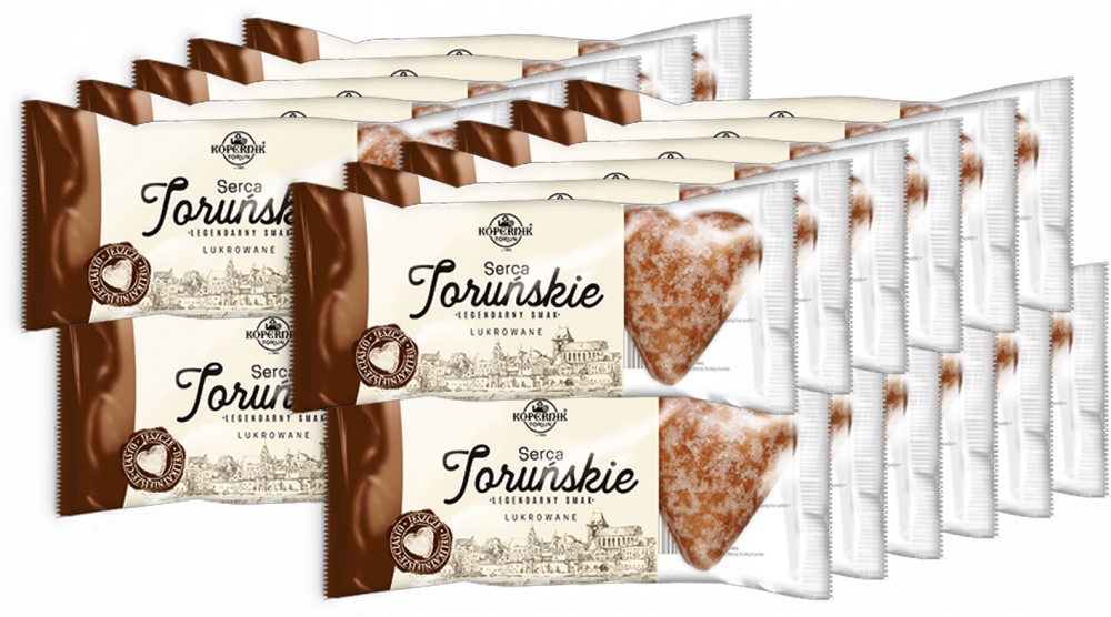 Pierniki Kopernik serca toruńskie 120g x22