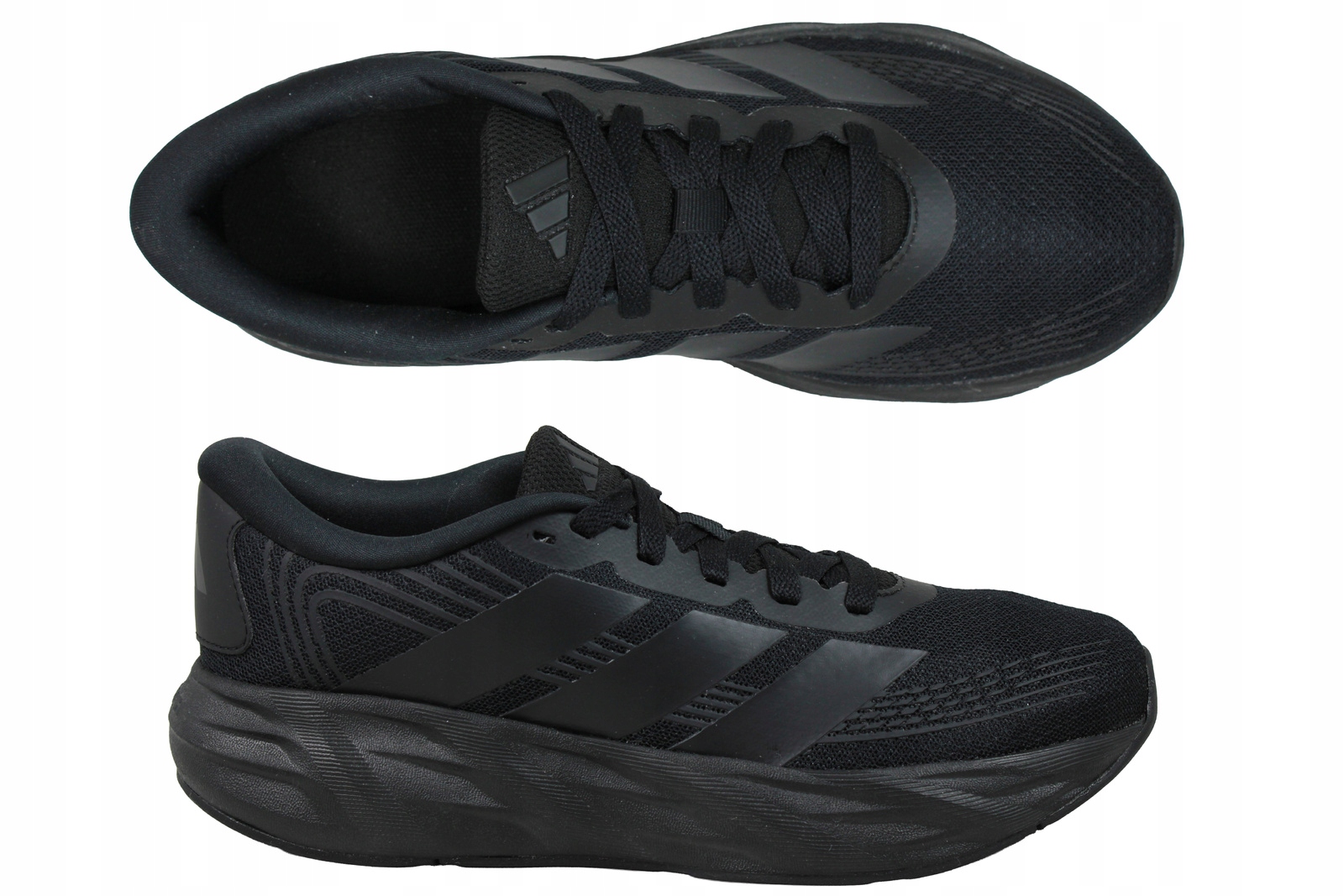 Adidas Galaxy 8 J LA3827 Młodzieżowe Damskie Bieganie Czarne Lifestyle
