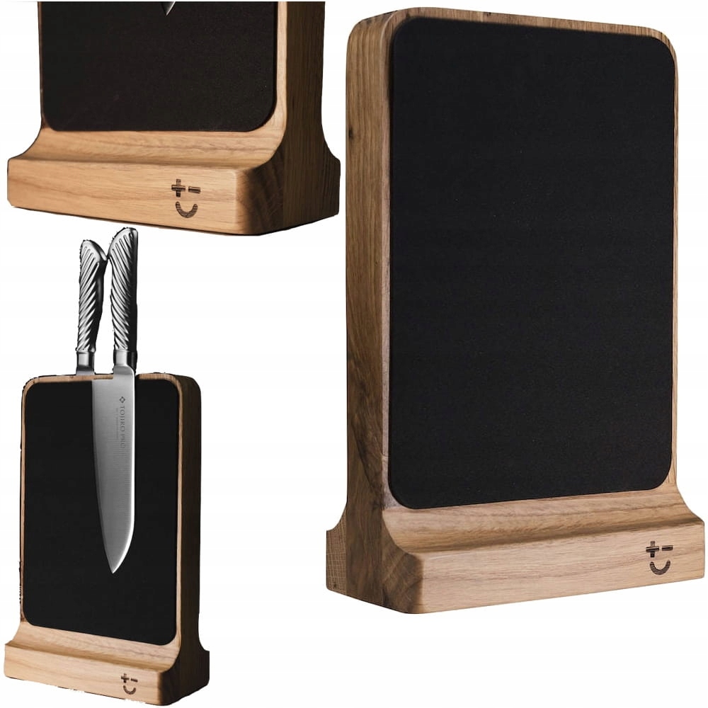 Bisbell Drevený magnetický blok Dubový Dub na nože Soft Touch Bis07000