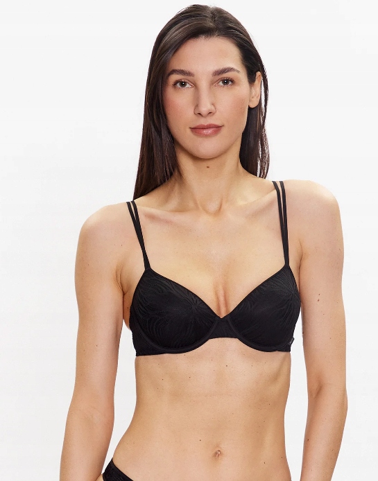 Calvin Klein Krajková Zapínací Podprsenka Černá 75C 2A2E1_A* Tia