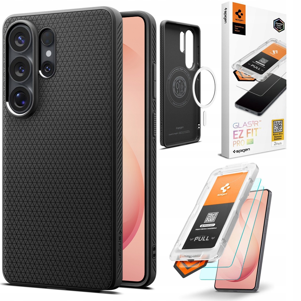 Spigen: Pouzdro Liquid Air Case MagSafe 2x Sklo pro Samsung Galaxy S26 Ultra