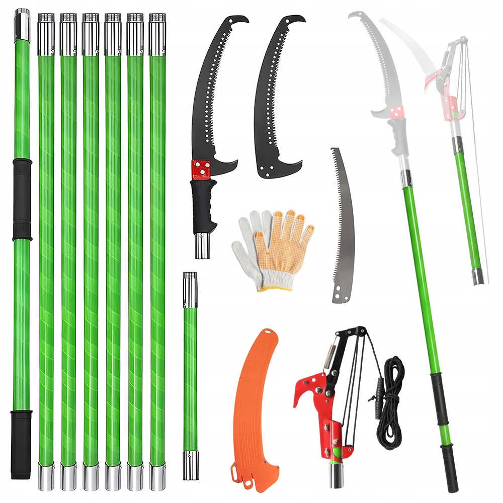 Piła Teleskopowa Sekator Do Gałęzi Drzew Modułowa 8M 2 Ostrza