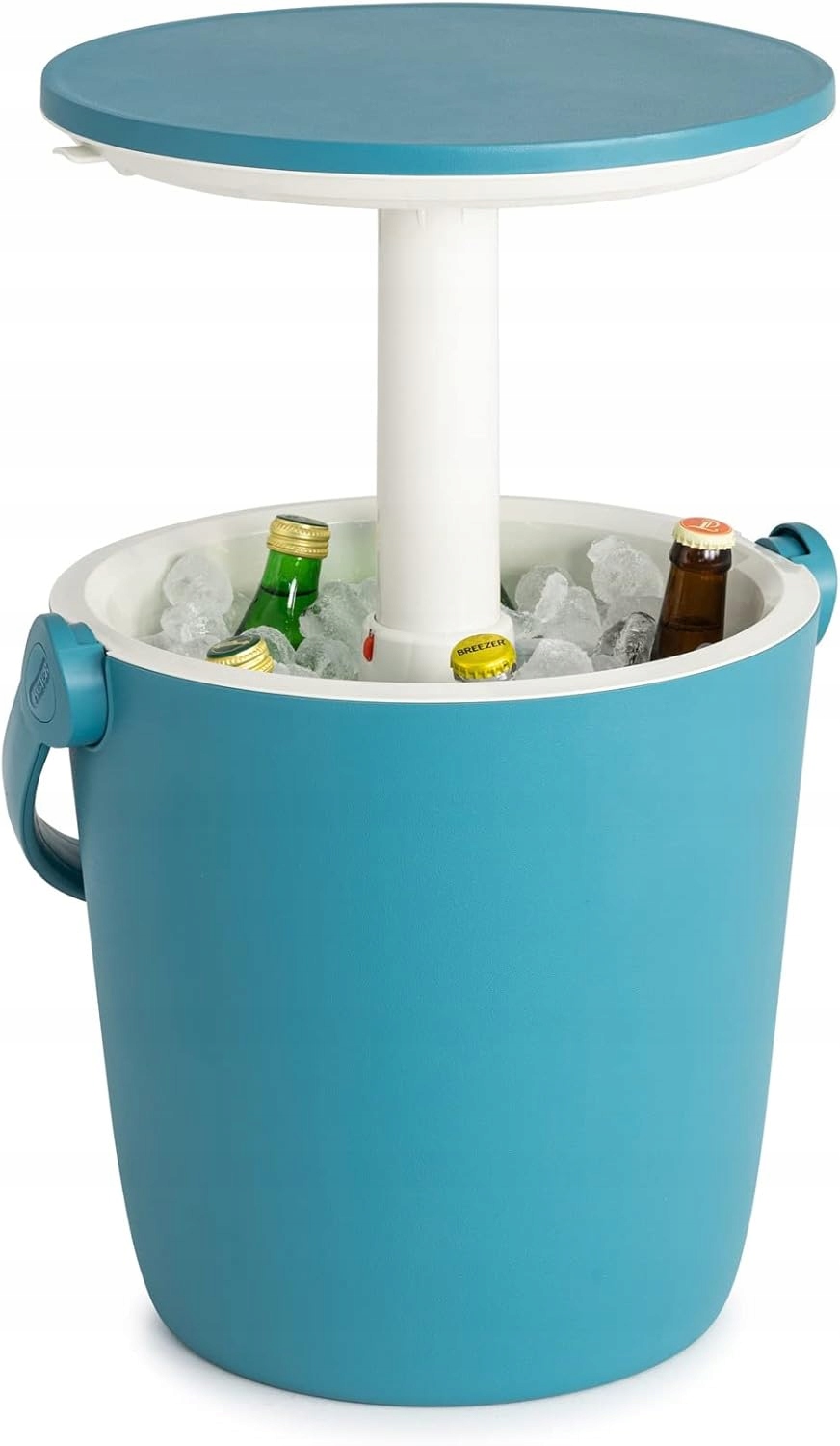 Keter Go Bar Mobile Mini Stolik Chłodziarka do Napojów Niebieska Wiaderko