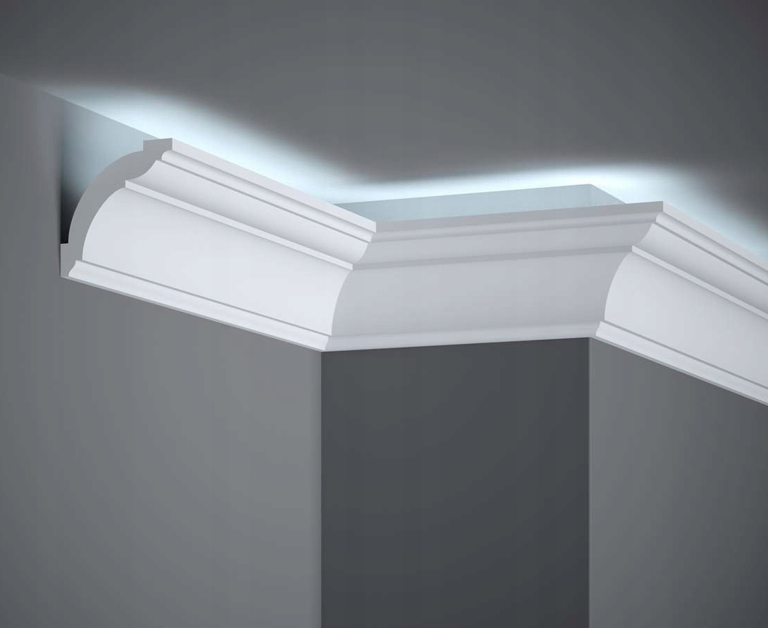 LISTWA SUFITOWA OŚWIETLENIOWA MD367LG PRZYSUFITOWA Marka Mardom decor