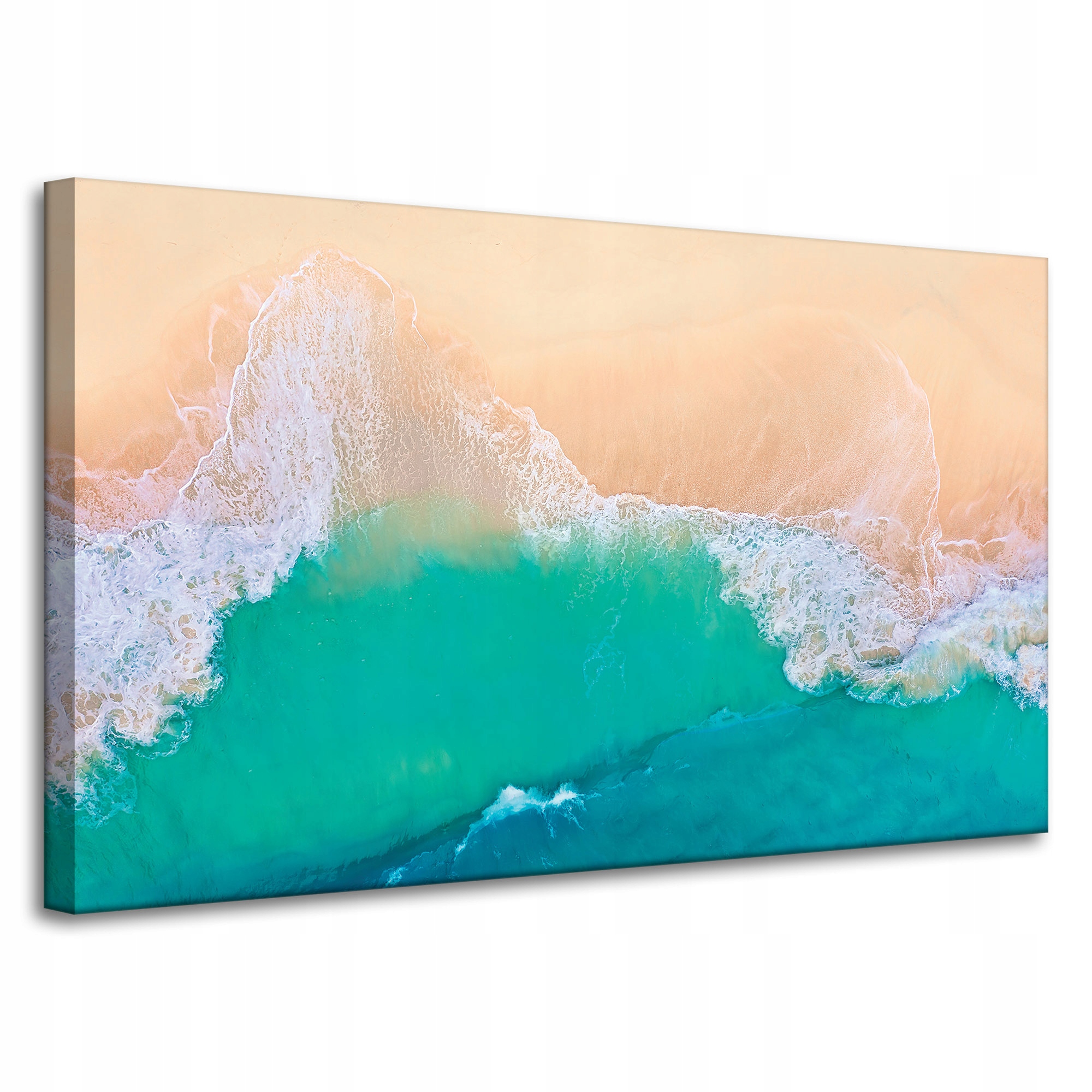 Obraz na plátně Vlny Voda Břeh Písek 100x60 cm Ideální jako dárek