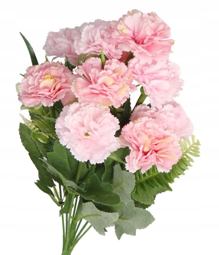 

Sztuczne Kwiaty Bukiet Duży Gałązki Goździk