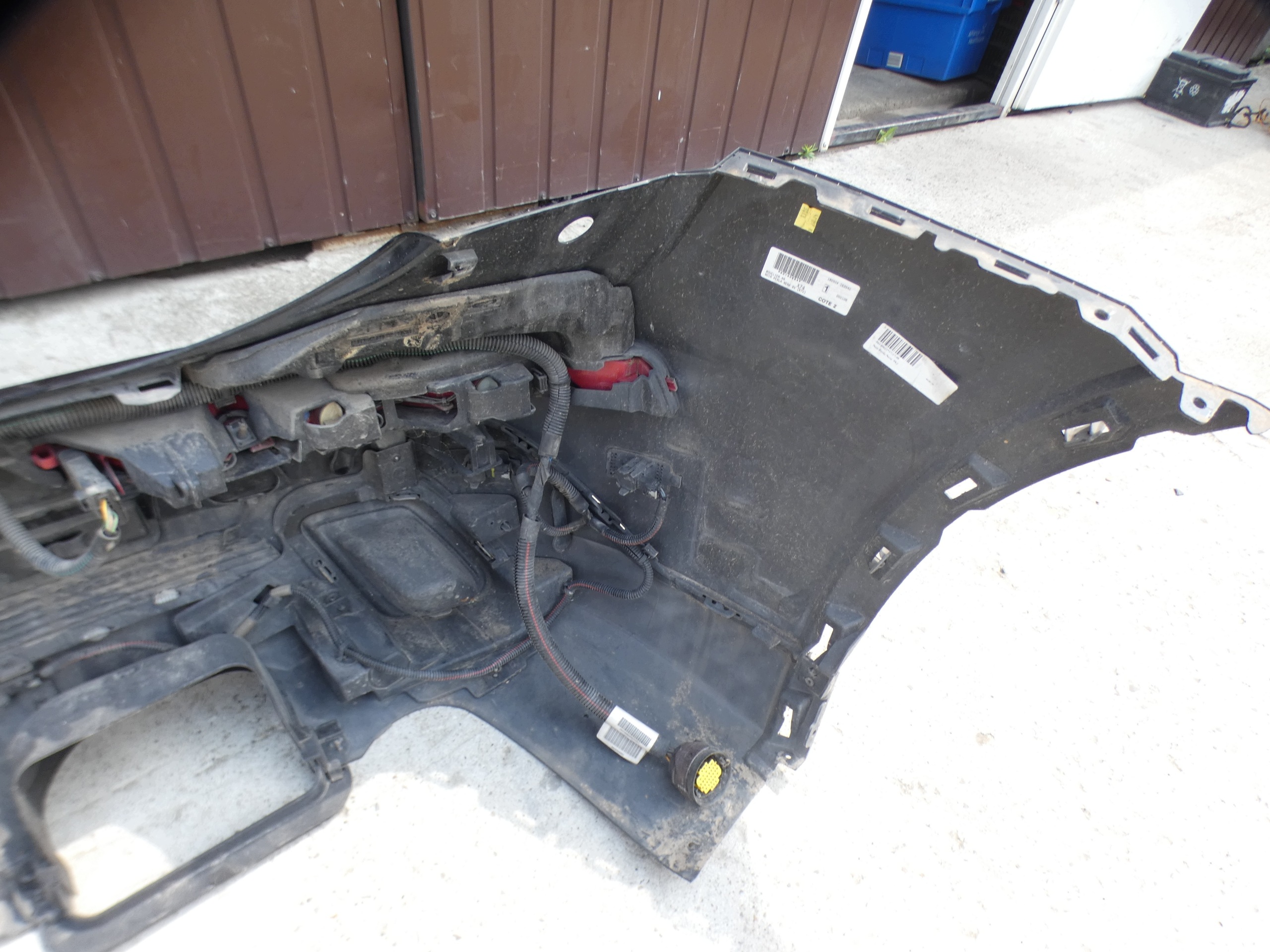 Stoßstange heck hinten DS DS 7 CROSSBACK (2017-2022) PDC schwarzer