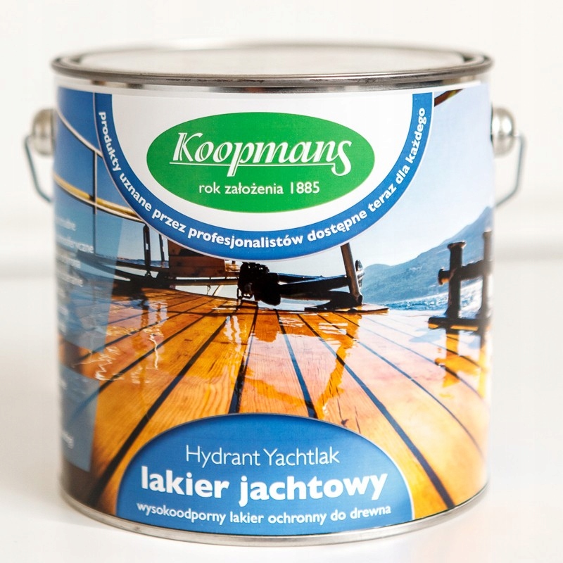 Lakier jachtowy z filtrem 0,9L do każdego drewna