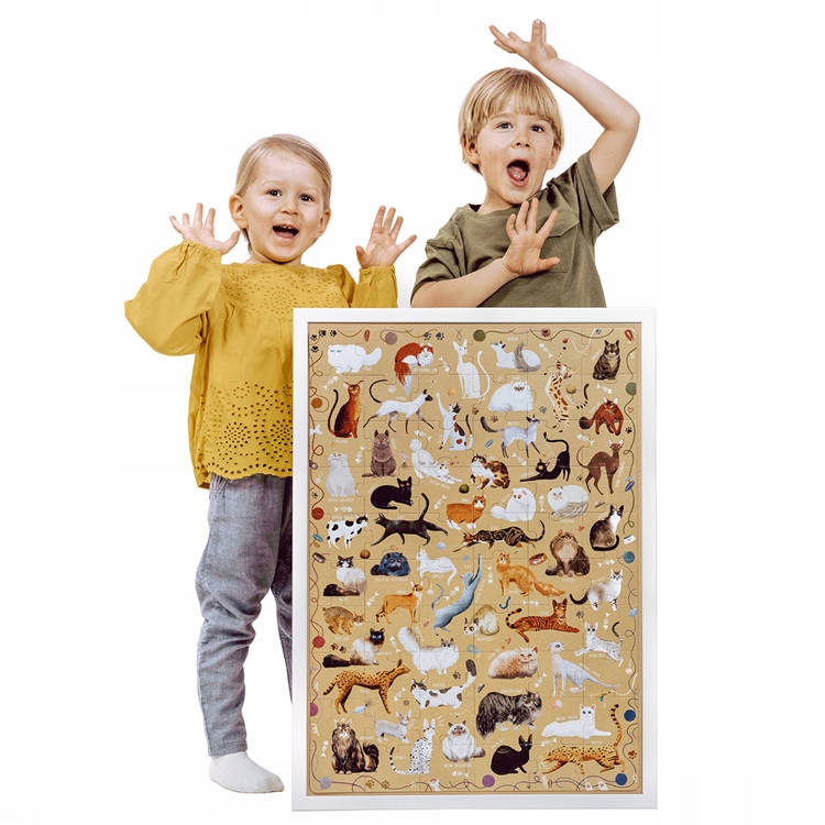 CZU CZU Puzzle Puzzlove Koty 60 Elementów Liczba elementów 60