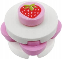 

Lego tort ciasto deser truskawkowo-śmietankowy
