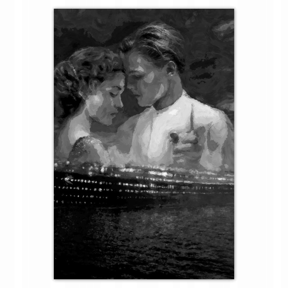 

Plakat 62x93 Titanic Czarno biały
