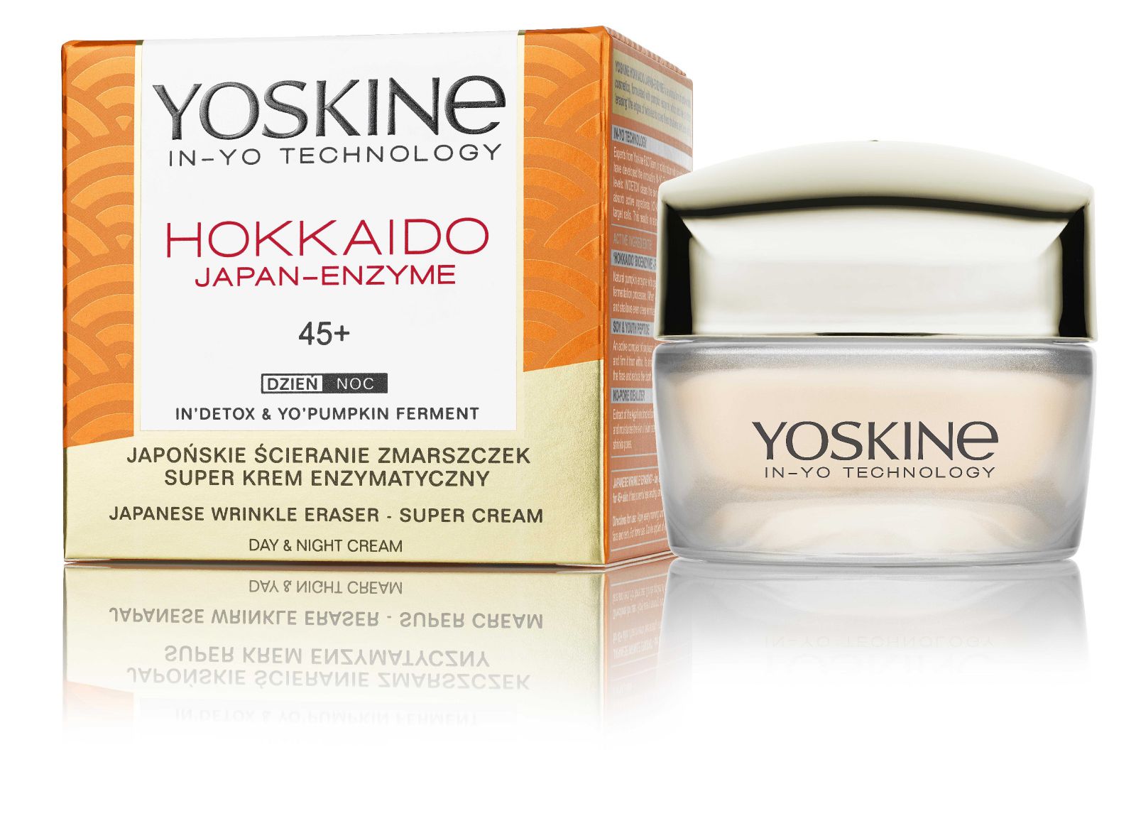 Yoskine Hokkaido Japan-enzyme 45+ Krém Proti Vráskám S Peptidy A En