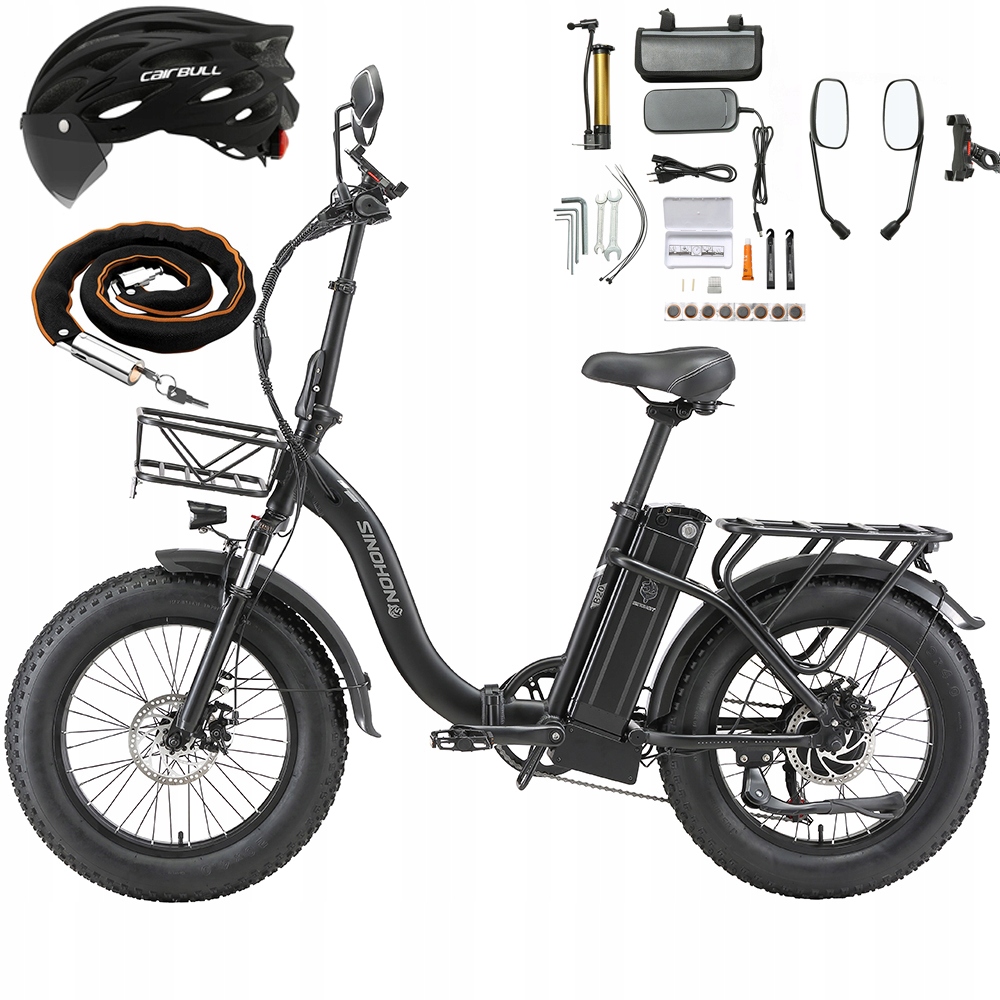 Elektrická koloběžka Sinohon B20 750W 48V/15Ah 45 km/h 7rychlostní Zámek