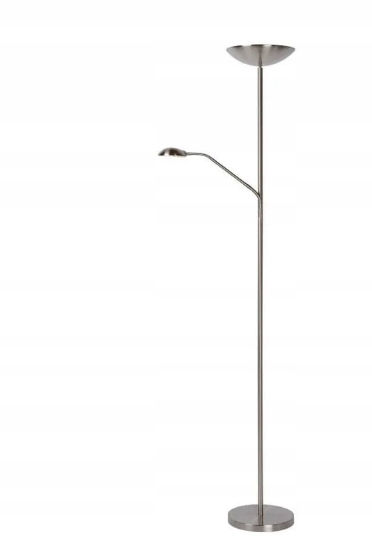 Stojacia Led lampa 20W 3000K Zenith strieborná 180 cm Lucide
