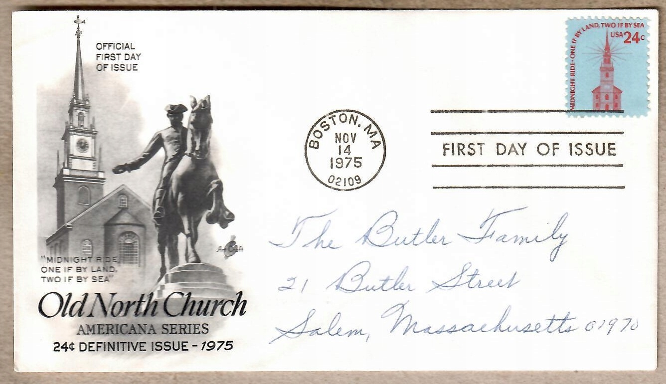 USA, M 1193, koperta, pomnik