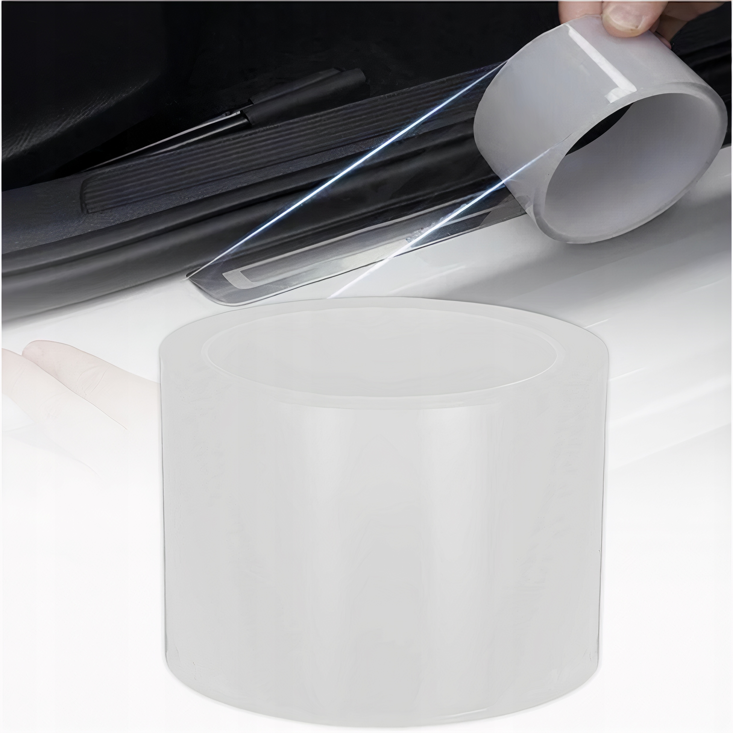 FOLIA TAŚMA OCHRONNA NA PROGI SAMOCHODU 50mm x 5M