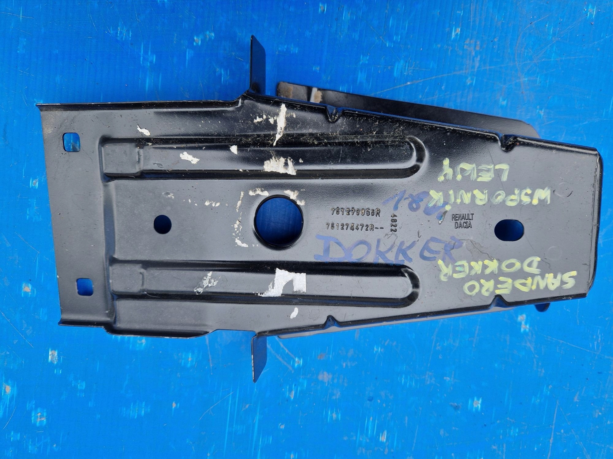 WSPORNIK RAMY POMOCNICZEJ LEWY DACIA SANDERO 2012R->