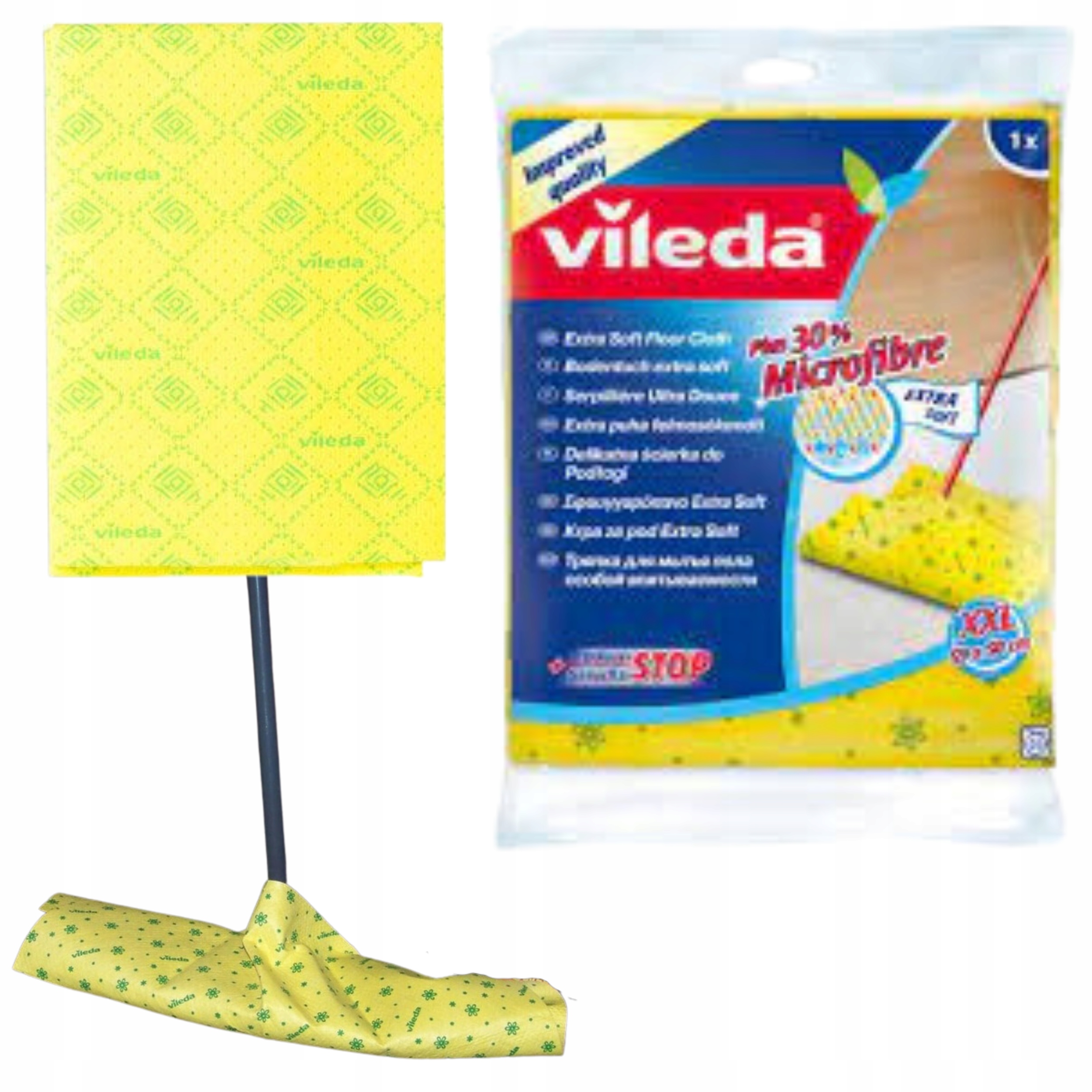 

Vileda Ścierka Do Podłogi Włókna Mikroaktywne