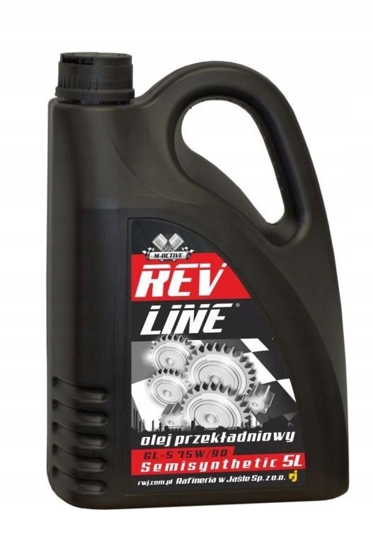 Olej PŘEKL.GL5 Sae 75W90 5L Revline Semisynthetic Pro Manulované Převodovky