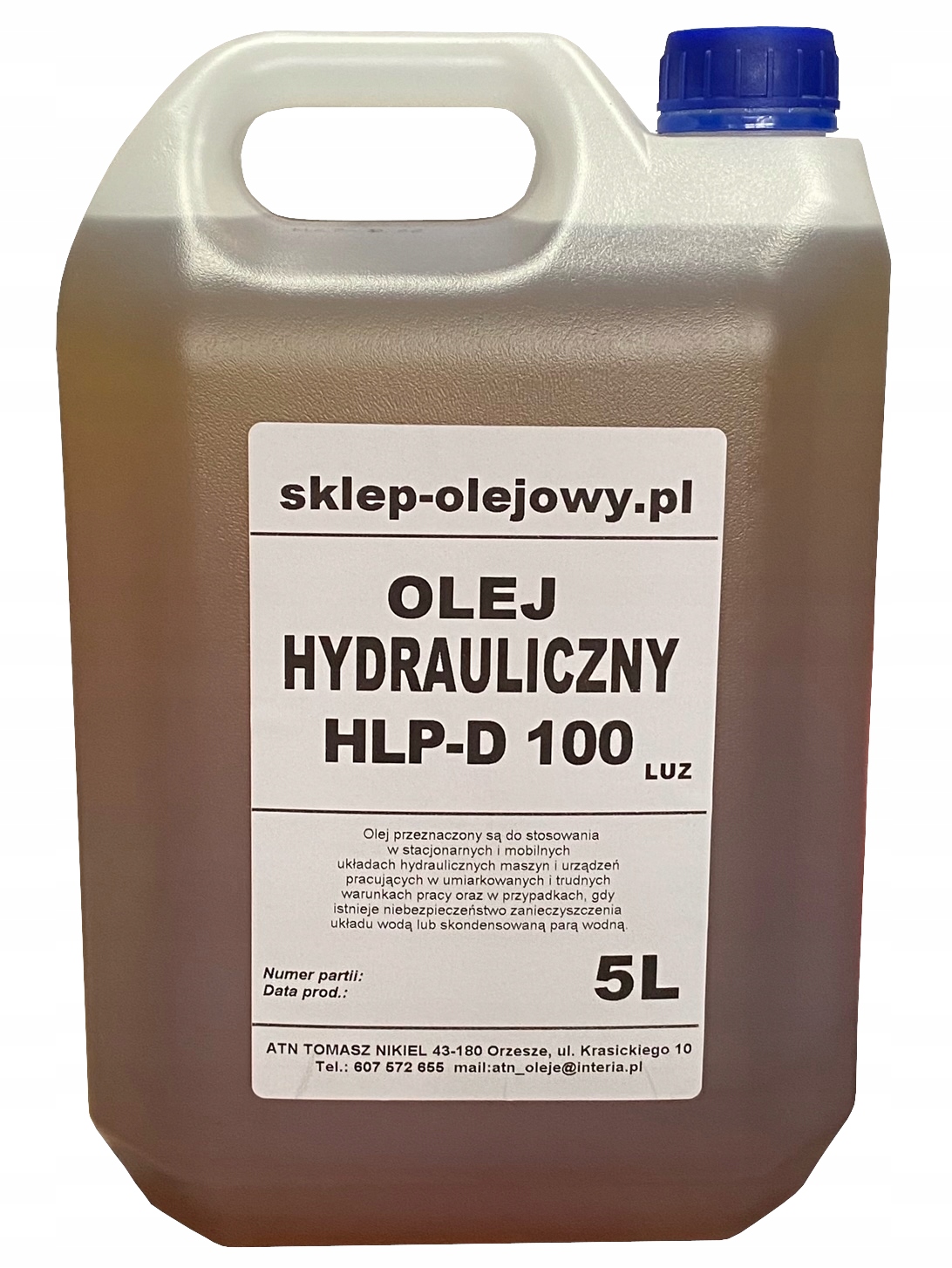 OLEJ HYDRAULICZNY HLPD HLP D 100 5L