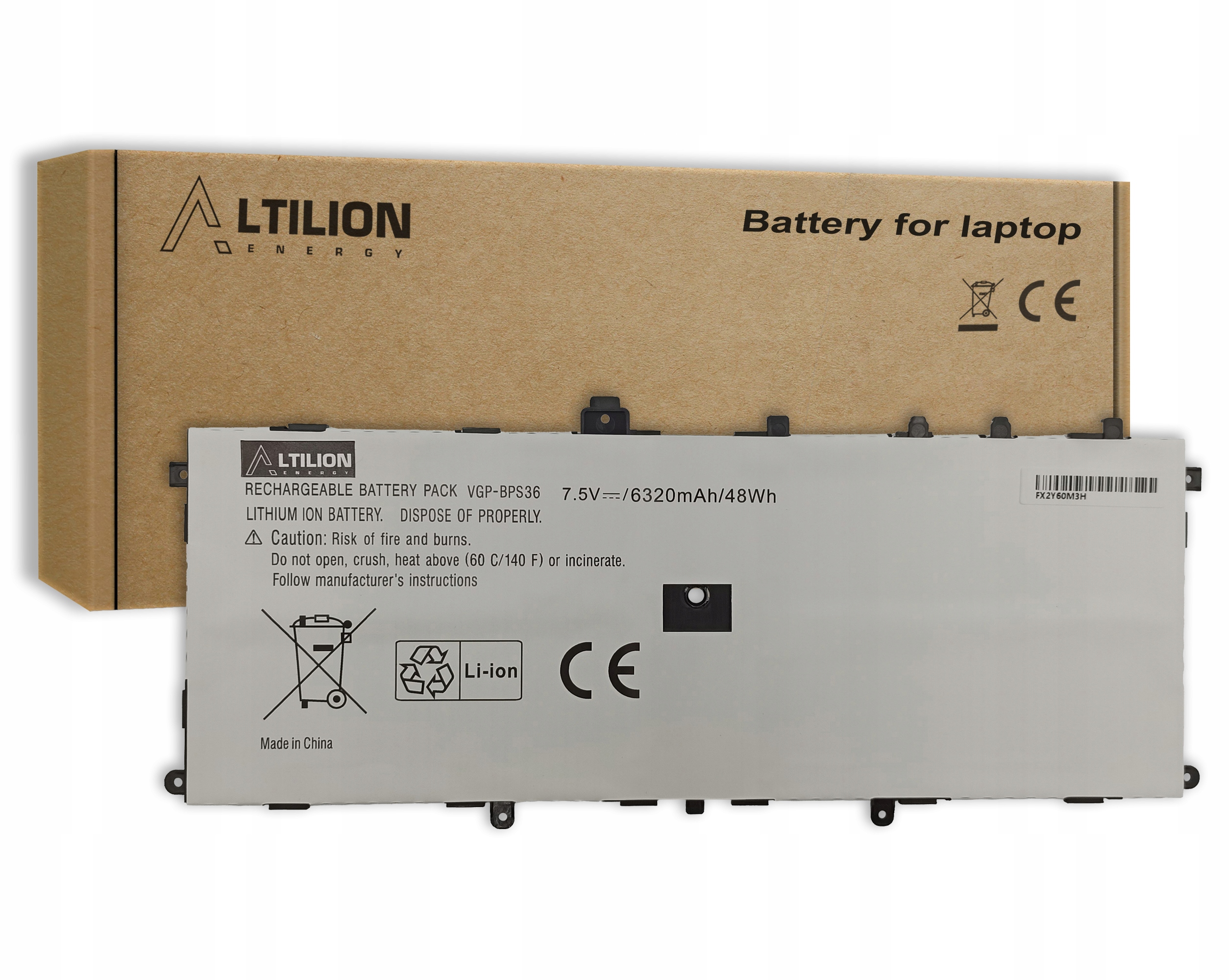 Batéria Altilion Energy VGP-BPS36 kompatibilná s Sony