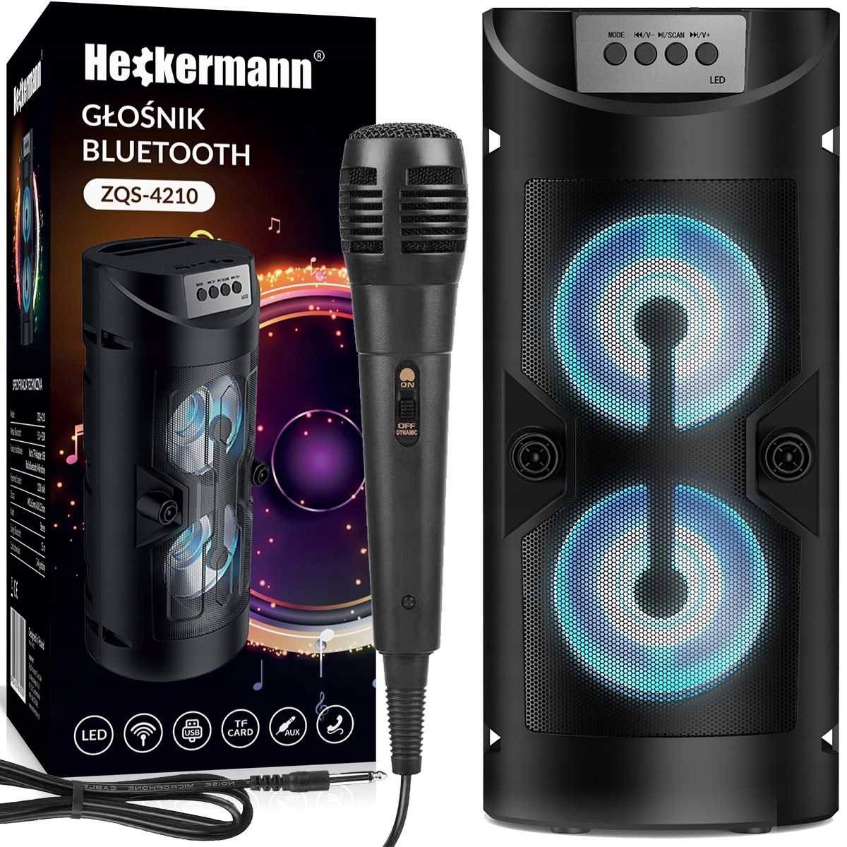 

Bezprzewodowy Głośnik Bluetooth Duży 1200mAh IPX2