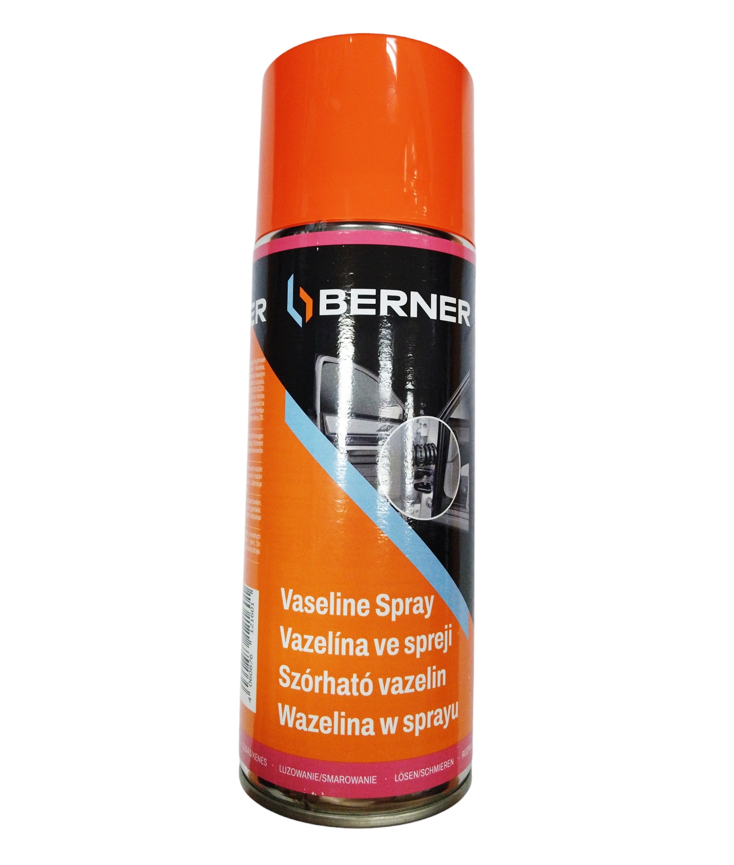 Berner Wazelina W Sprayu Smar Do Uszczelek W Drzwiach 400ml Bez Silikonu