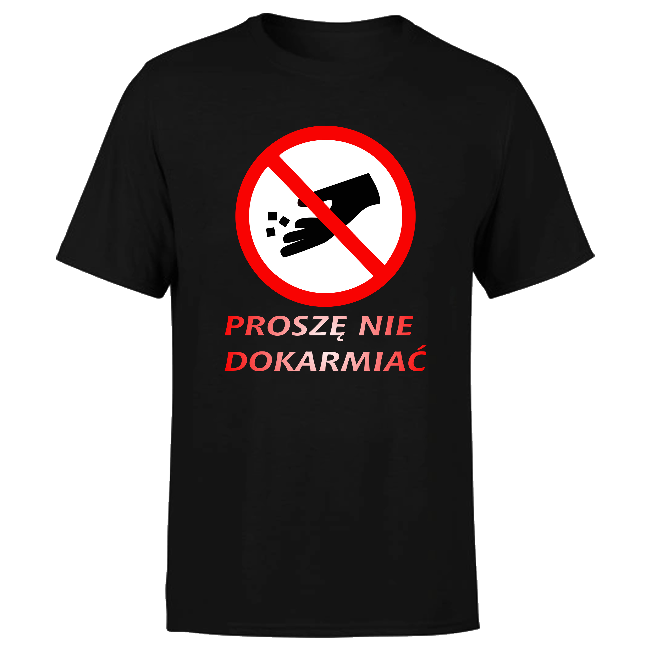 

Koszulka Męska Śmieszna Nie Dokarmiać XXL