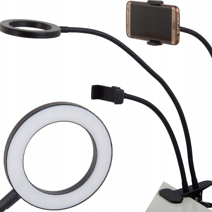 

Lampka 24 Led Biurkowa Z Klipsem Uchwyt Czarna