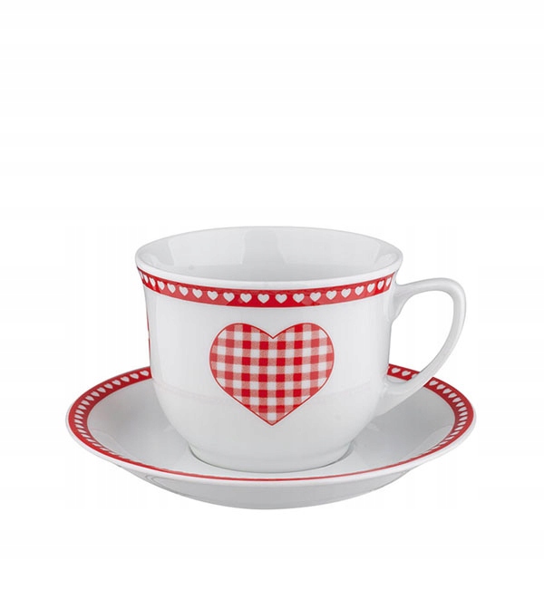 

Lubiana Wiedeń Serducha Kubek 300 ML Spodek 16 CM