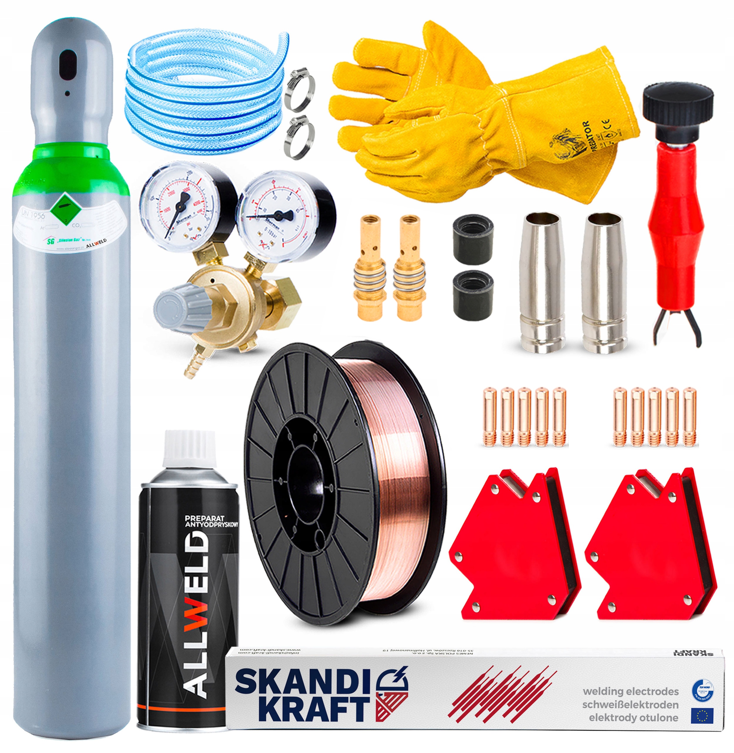 SPAWARKA MIGOMAT MAGNUM MIG 200W MMA IGBT ALU 230V 180A LUTOSPAWANIE Zakres spawania 30-180 A