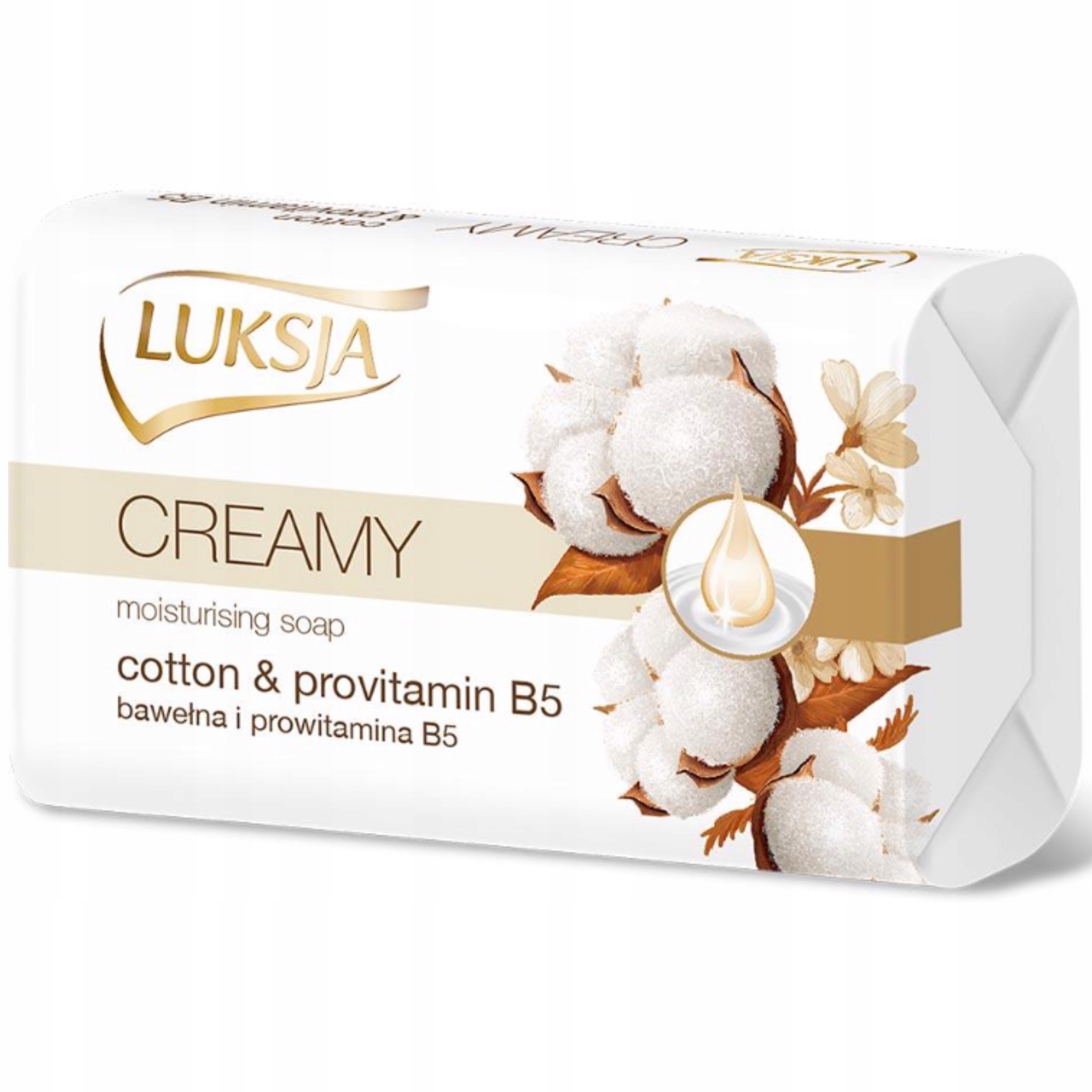 

Luksja Mydło w kostce cotton & prowitamina B5
