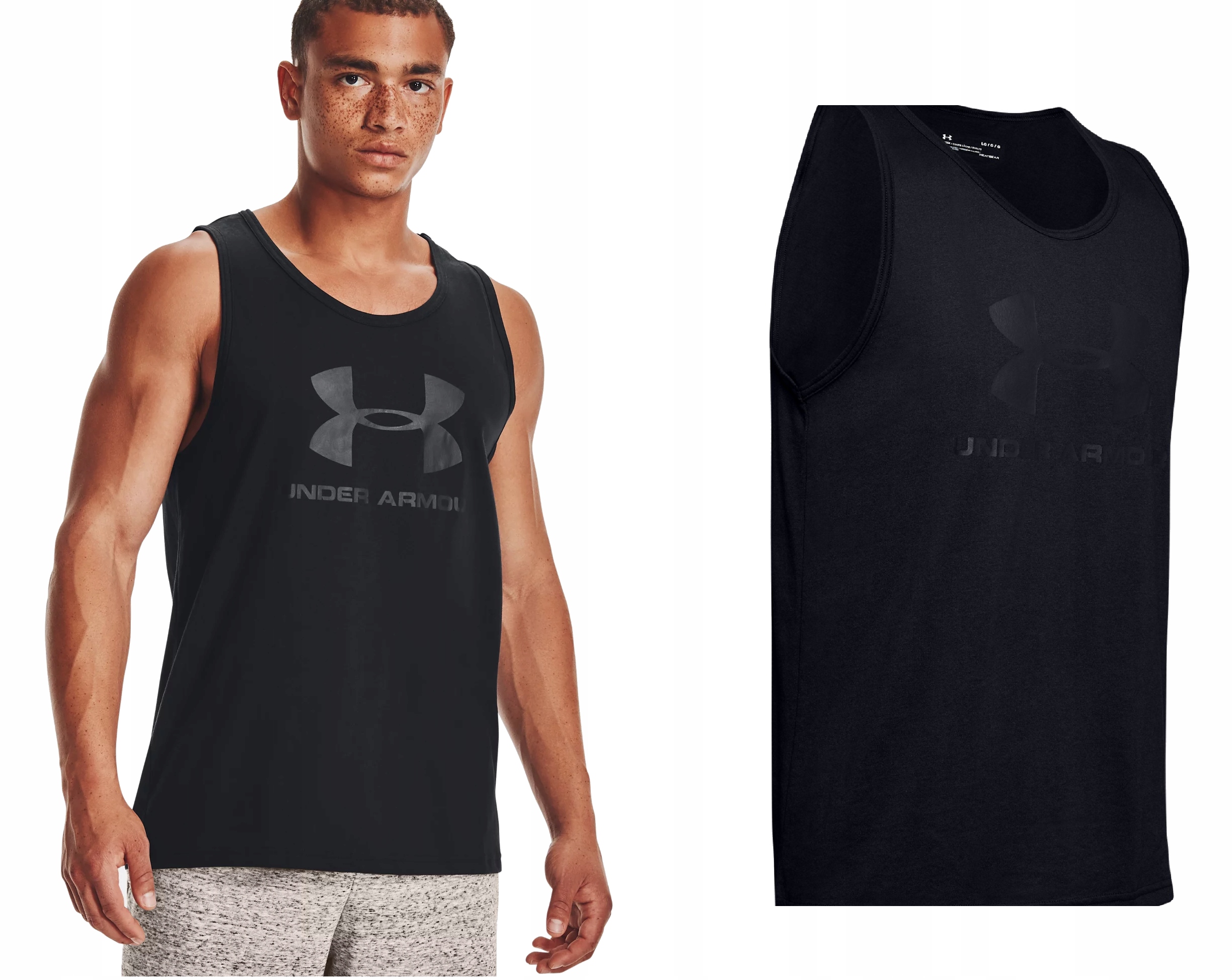 

Koszulka Męska Bezrękawnik Under Armour Czarny S