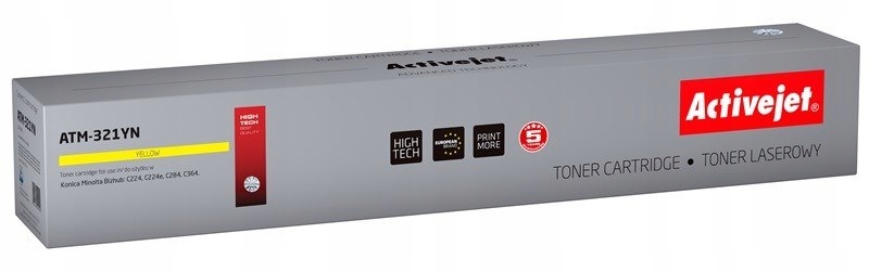 Toner Activejet ATM-321YN (zamiennik do Konica Minolta TN321Y; Supreme; 250