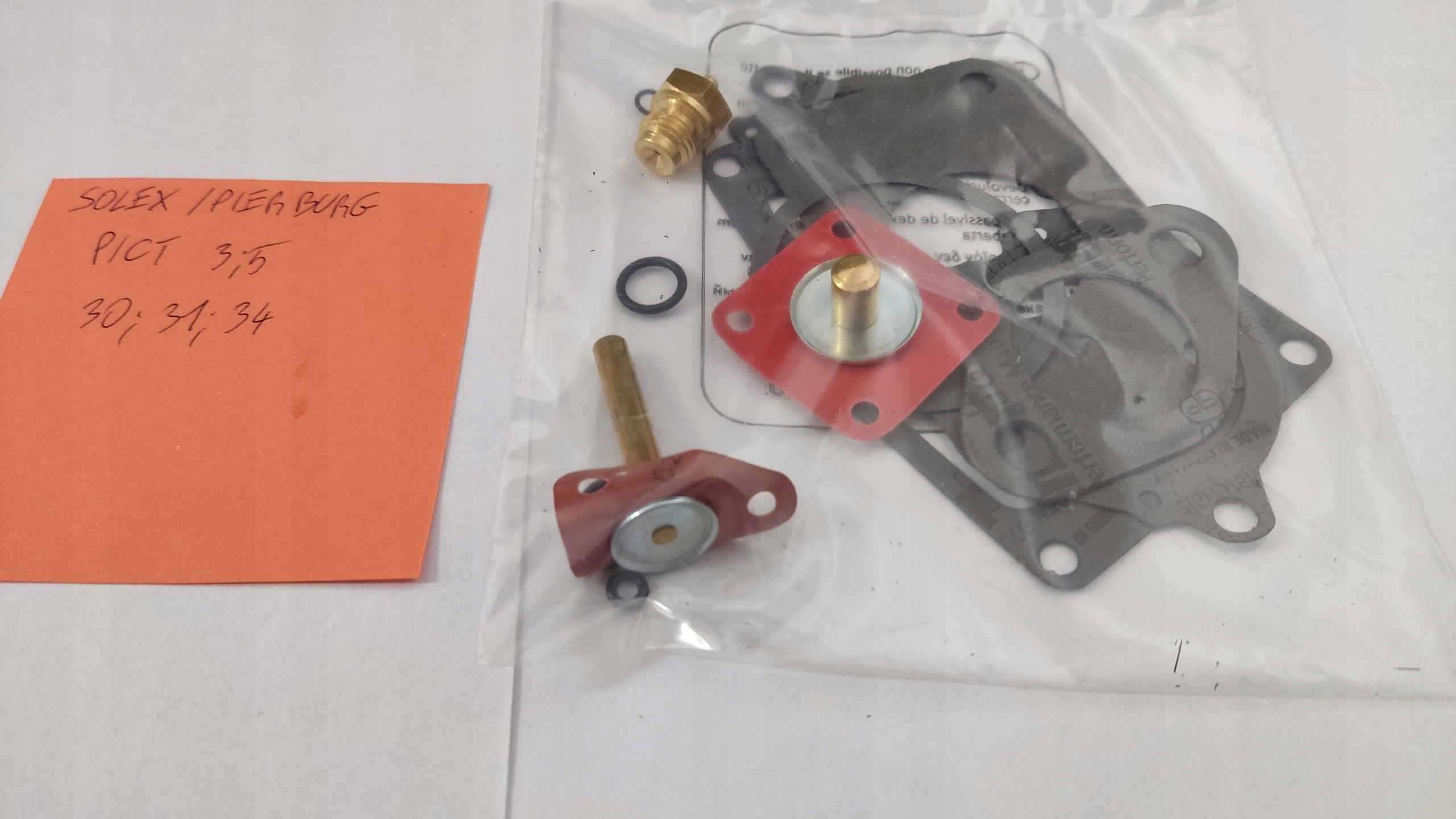 Комплект для ремонта карбюратора VW GARBUS 1.3 1.6 BEETLE