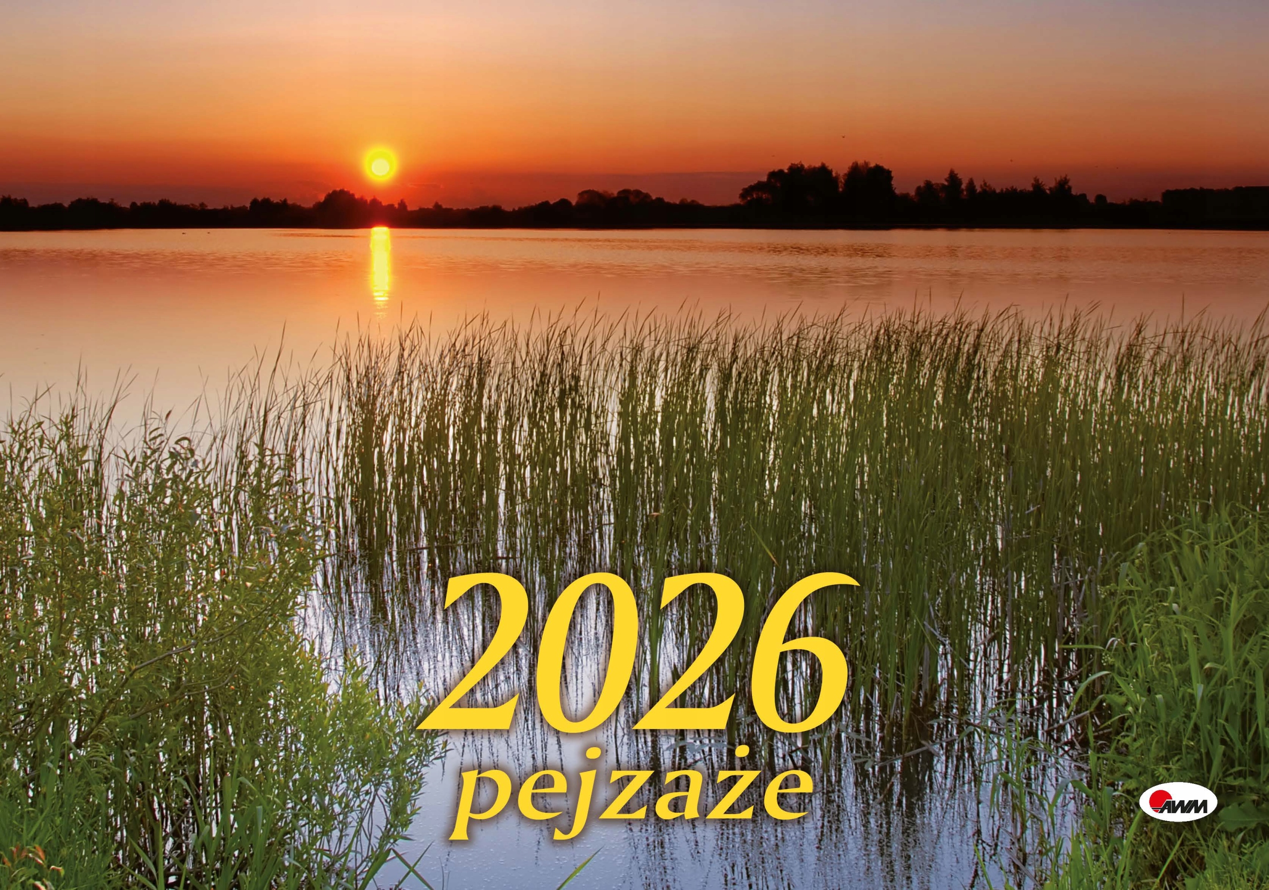 Kalendarz Pejzaże 2026 Ścienny Albumowy