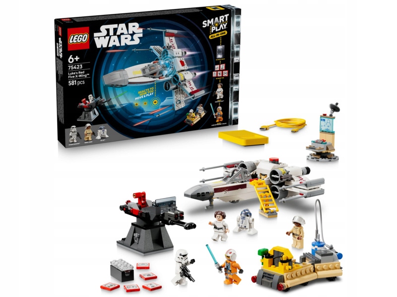 Lego 75423 Star Wars Smart Play X-Wing Czerwona Piątka Luke