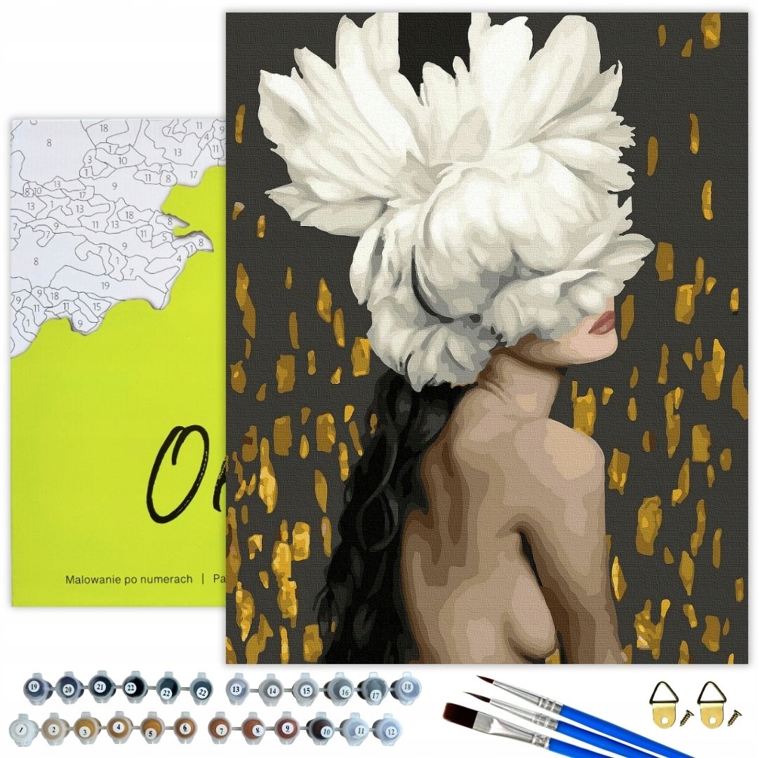 Malování Podle Čísel Květiny Obrázky Pro Malování podle čísel Žena Oh Art