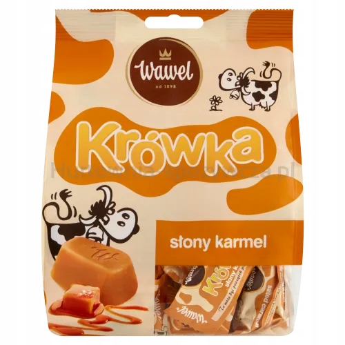 Levně Wawel Bonbón Krówka Slaný Karamel 250 G