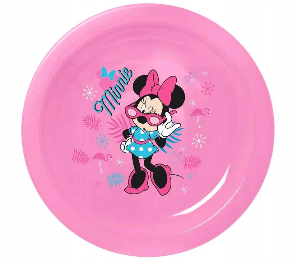 

Talerz płytki Minnie Flamingo Fun 22 cm Disney